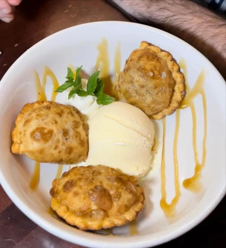 Deep Fried Caramel Apple Pierogies